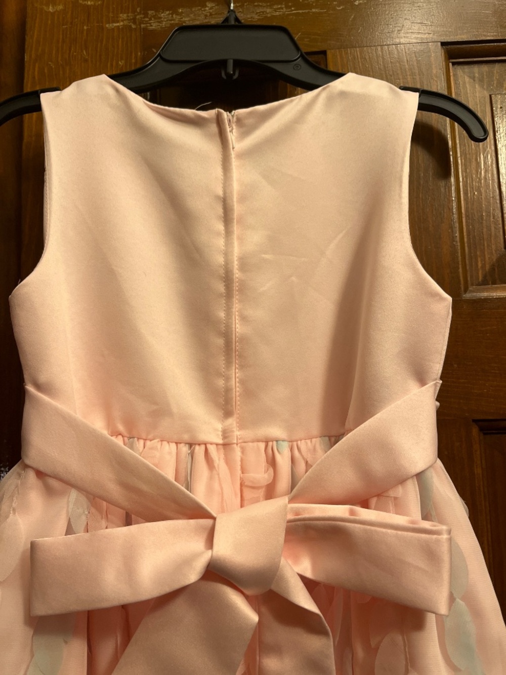 Like New, Adorable, Girls Size 10 Pink/Pale Blue Dress. - Picture 6 of 12